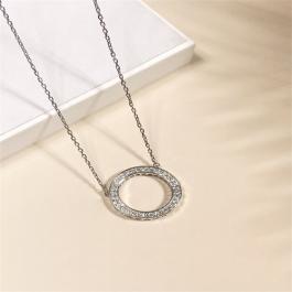 Round letter necklace